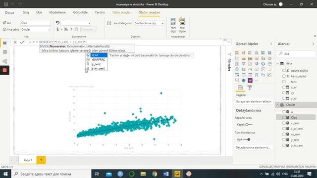 Power BI vasitəsilə korelyasiya analizi və Xətti reqresiya смотреть онлайн