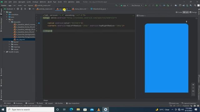 How to Implement Bottom Navigation in Android Studio | Footer in Android Studio | BottomNav смотреть онлайн