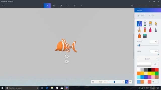 Как сделать обои на рабочий стол в Paint 3D смотреть онлайн