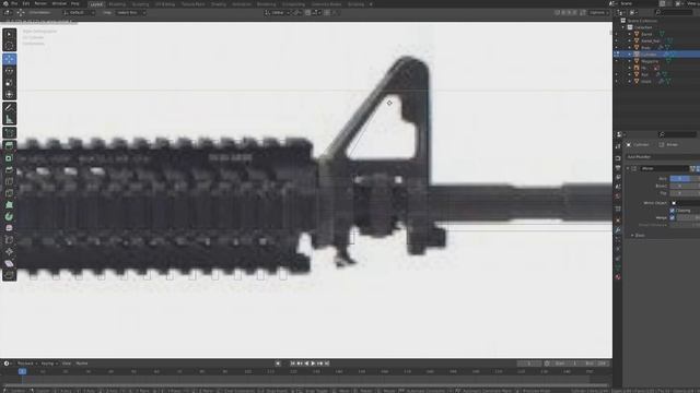 AR-15 Modelling in Blender [LOW POLY] смотреть онлайн