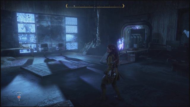 Still view of Aloy in bunker - Horizon Forbidden West -Path 1.07 смотреть онлайн