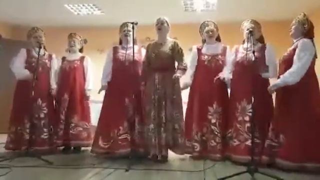 Песня "Щёчки аленькие глаза лукавенькие". Ансамбль"Никулинские голоса". СДК Никулино. смотреть онлайн