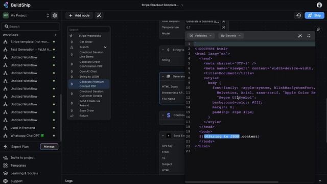 Build a Stripe Checkout / Post Payment Workflow - with no code смотреть онлайн