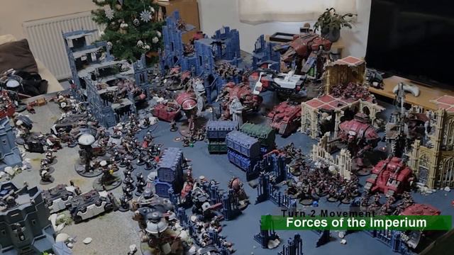 Apocalypse 30000 points of Black Templars Vs Word Bearers Warhammer 40k Battle Report Christmas 202 смотреть онлайн