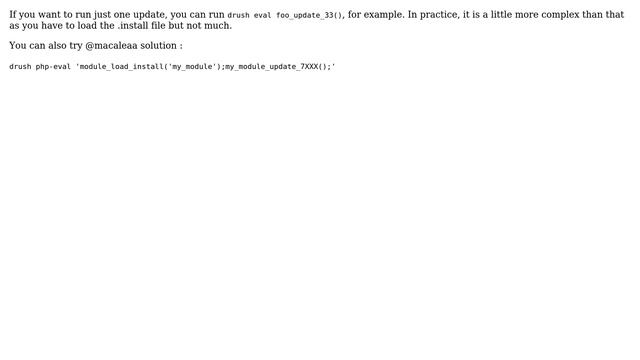 Drupal: drush updatedb for a single module (6 Solutions!!) смотреть онлайн