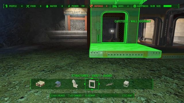 Fallout 4 Vault-tec Workshop door tutorial смотреть онлайн