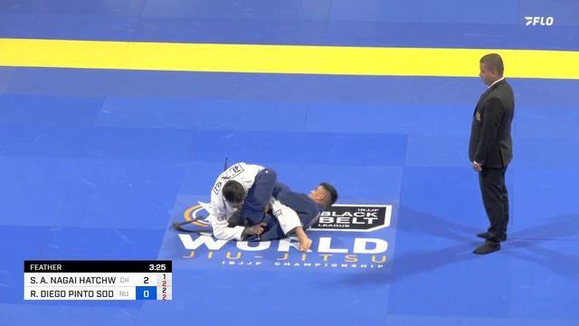 Sam Nagai Vs Diego Sodre | 2023 IBJJF World Championship