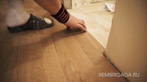 Укладка паркетной доски на пробковую подложку