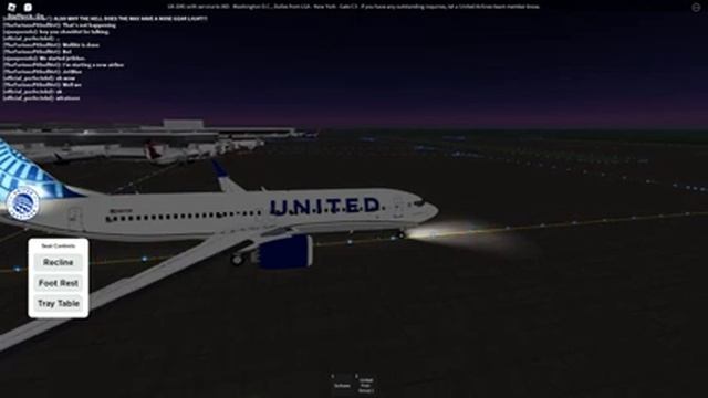 ROBLOX | United AirIines | Boeing 737 MAX 8 | First Class (Airline Review/ Flight Review) смотреть онлайн