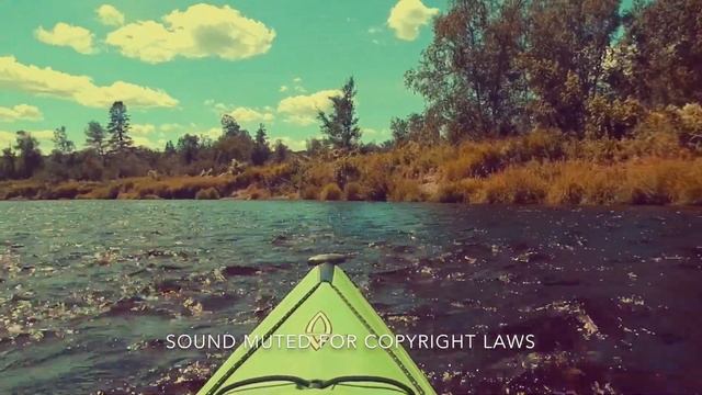 Solo kayaking on Nashwaak River in Dagger Stratos 14.5 смотреть онлайн