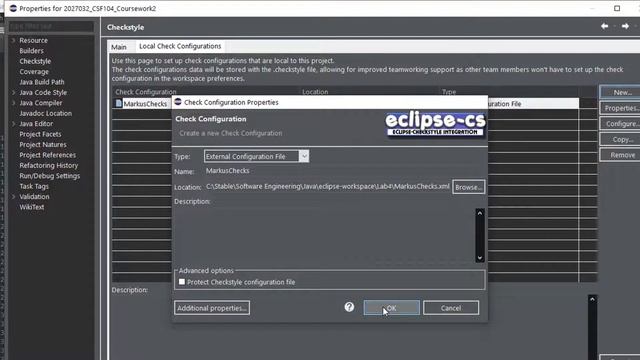How to Install Checkstyle Plugin in Eclipse and Add a Custom Style File to Correct Your Code смотреть онлайн