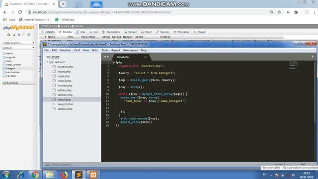 Pertemuan 11 JSON pada PHP смотреть онлайн
