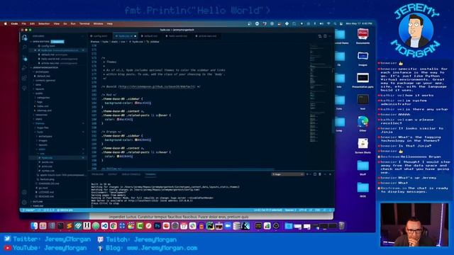 LIVE: #JAMSTACK - Setting up a brand new Hugo Site смотреть онлайн
