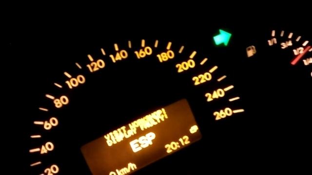 Mercedes w203, ABS, ESP, Bas Display Faulty , zero speedometer problem смотреть онлайн