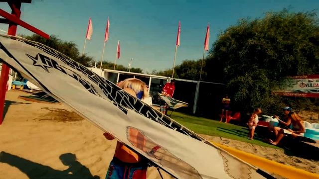 Детский виндсерфинг на Кипре. Windsurfing school on Cyprus! смотреть онлайн