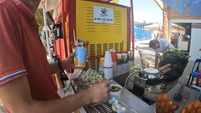 ЛАЗАРЕВСКОЕ.Очень вкусное мороженое на набережной ? смотреть онлайн