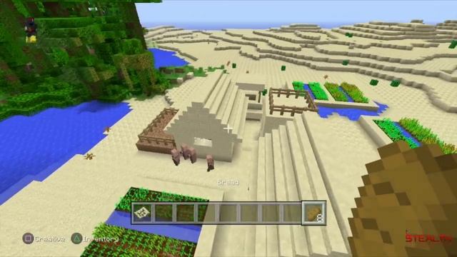 MineCraft PS3 Seed Review| 5 Villages & Diamonds Playstation 3 Edition Showcase Gameplay TU16 смотреть онлайн