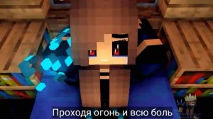 TheFatRat "stronger" на русском (Minecraft animation/AMV)