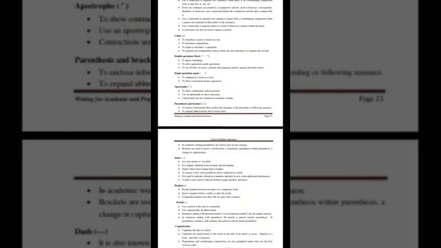Academic Writing: Conventions and Mechanics. Punctuations in English смотреть онлайн