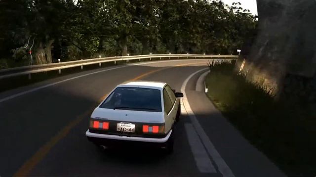 Tofu Delivery at Akina on Toyota Sprinter Trueno AE86 w/Eurobeat смотреть онлайн