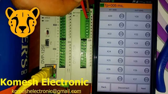 Android App for Delta Plc(DVP12SE) in modbus tcp Programming смотреть онлайн