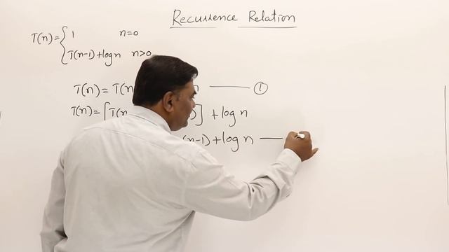 2.1.3 Recurrence Relation (T(n)= T(n-1) + log n) #3 смотреть онлайн