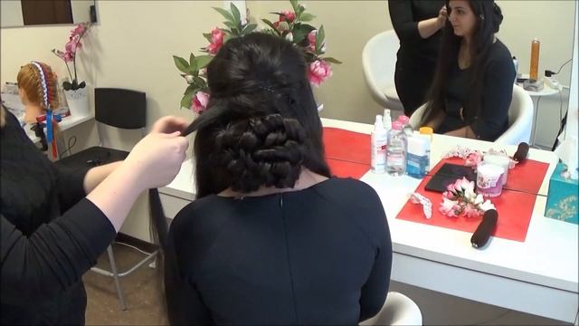 Прическа с низким пучком смотреть онлайн