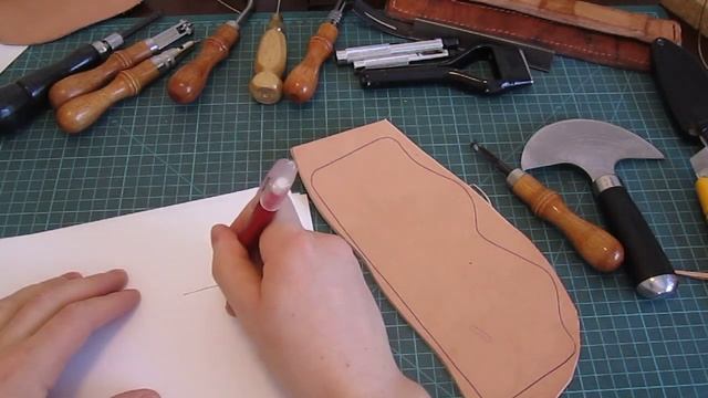 Как сделать ножны и кобуры из кожи. Приборы и материалы часть 1.