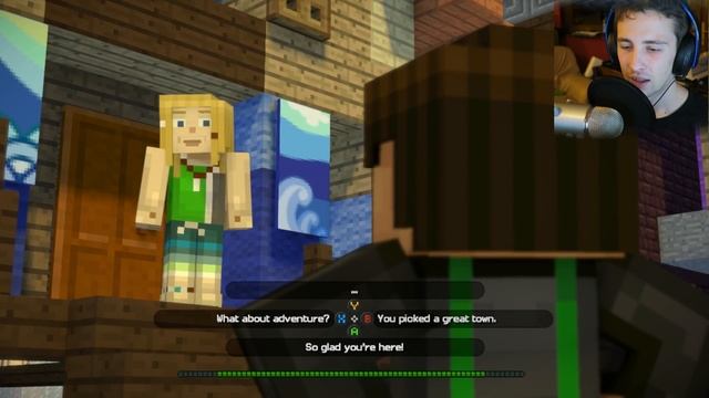 Jesse Helps Nell - Minecraft Story Mode Season 2 Episode 1 P1 смотреть онлайн