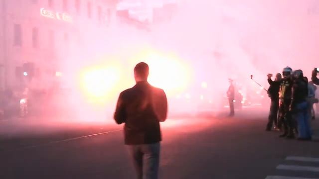 Байкеры в Санкт-Петербурге на Невском проспекте 24.06.2017 смотреть онлайн