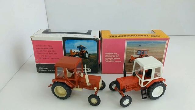 Коллекционные модели трактора МТЗ-82 Беларусь в масштабе 1/43 (1982-1991 г.г.) смотреть онлайн