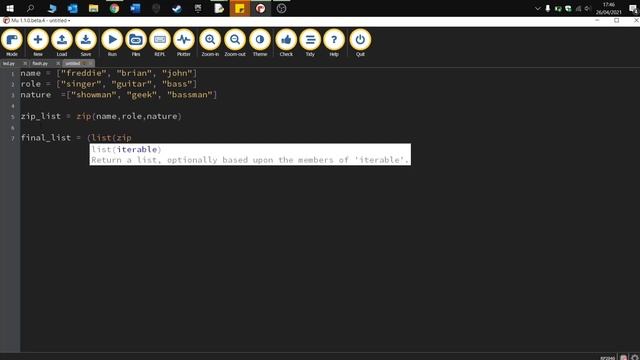 Python Zip() Function, combing lists смотреть онлайн
