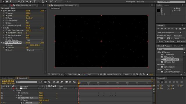 Tutorial: Jump to Lightspeed (After Effects) смотреть онлайн