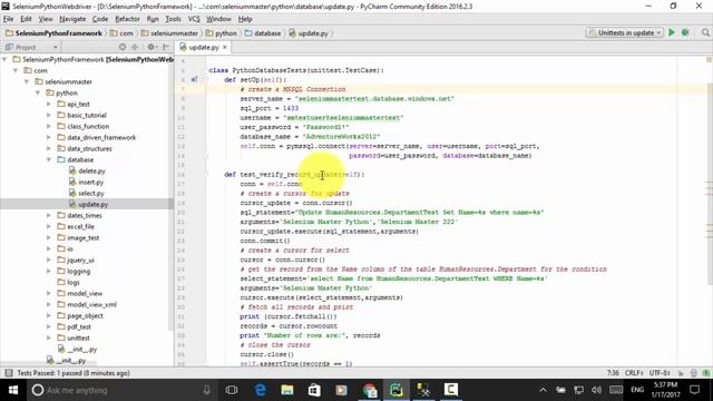 Lesson 17 Python Database Update Test смотреть онлайн