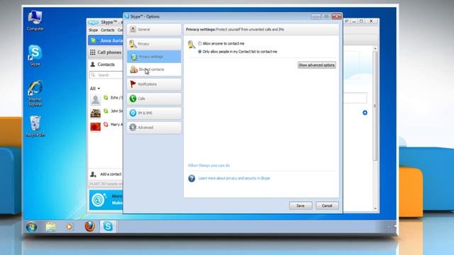 How to unblock a blocked Skype® contact смотреть онлайн