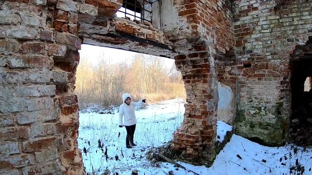 Заброшенная усадьба Лопухиных. Калужская область. село Дольское смотреть онлайн