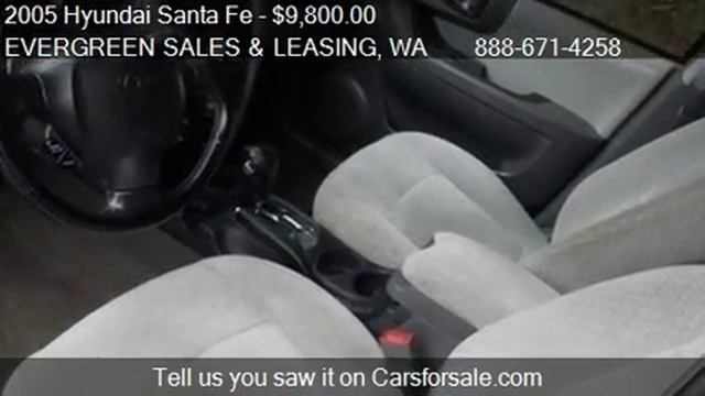 2005 Hyundai Santa Fe GLS - for sale in FEDERAL WAY, WA 9800 смотреть онлайн