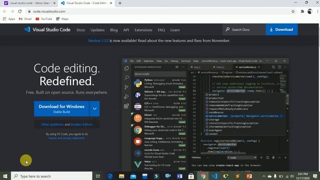 Visual Studio Code Editor | IDE for React JS course in 2021 смотреть онлайн