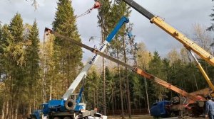 ПАДЕНИЕ КРАНА | УПАЛ КРАН | БИТВА КРАНОВ | Крушение автокрана | Тяжелая техника