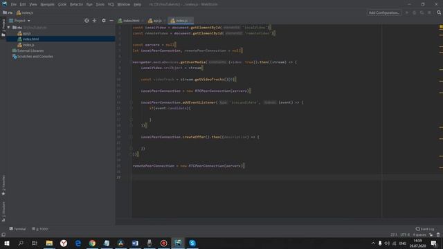 Делаю реальный видеочат на WebRTC. Подробное объяснение!