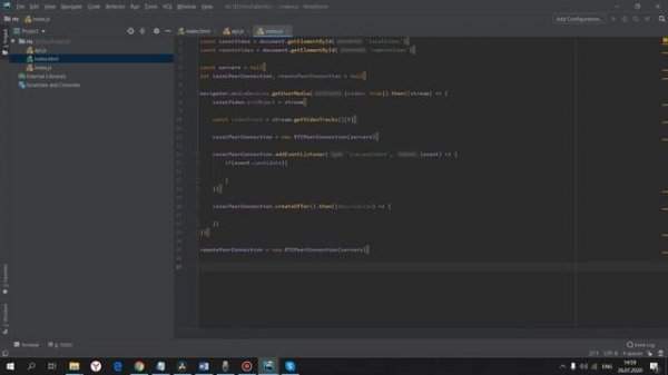 Делаю реальный видеочат на WebRTC. Подробное объяснение!