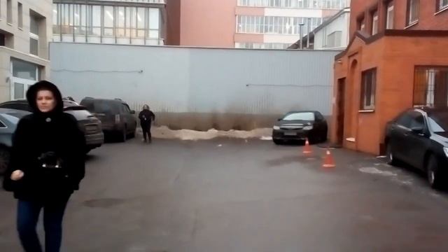 Москва 2014 1-й (первый) Щемиловский переулок зима день смотреть онлайн