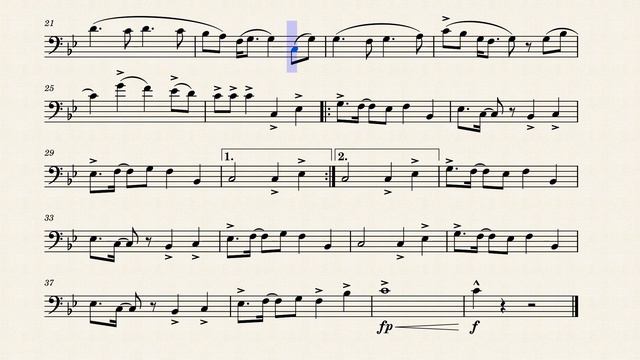Splatoon 3 - Anarchy Rainbow, Arr. for Trombone/Euphonium смотреть онлайн