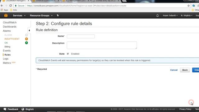 Scheduling AWS Lambda using CloudWatch rules смотреть онлайн