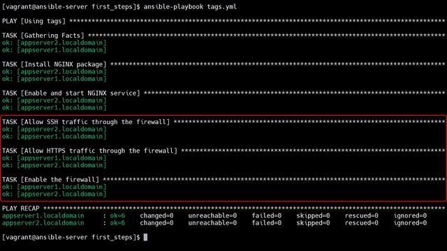 Ansible Playbooks : Tags смотреть онлайн