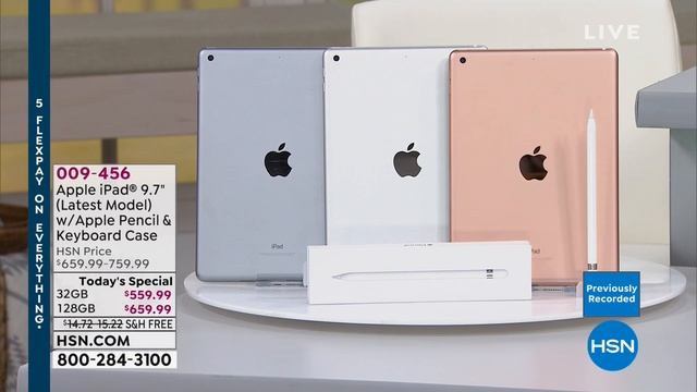 Apple iPad 9.7" 32GB (Latest Model) w/Pencil Keyboard ... смотреть онлайн