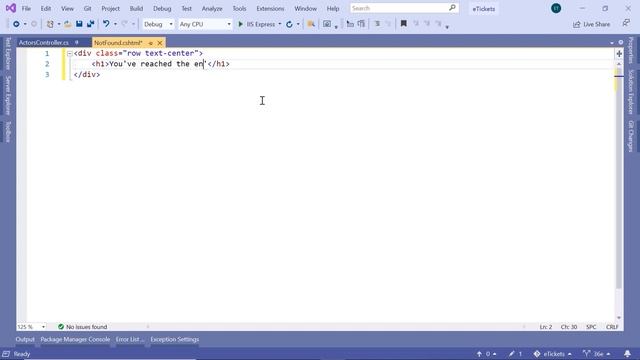 36. Adding NotFound view | ASP.NET MVC смотреть онлайн