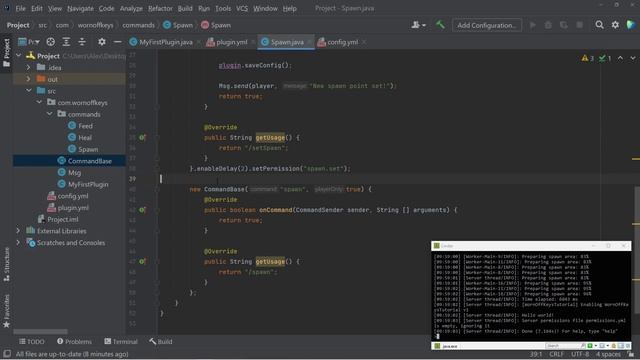 How to use configuration files - Minecraft Plugin Development Ep. 4 смотреть онлайн