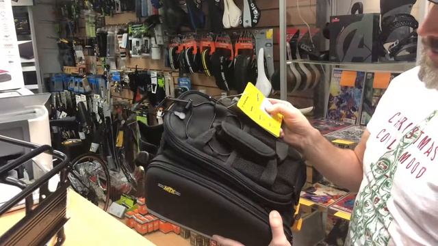 Сумки туристические на багажник Topeak TT9643B и TT9635B - обзор и распаковка! смотреть онлайн