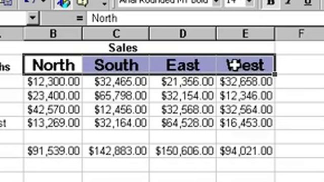 Microsoft Office Excel 2000 Font style and size смотреть онлайн